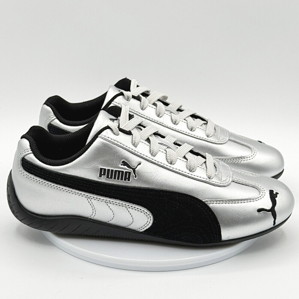 Puma Speedcat Metallic Silver / Size 7.5 Womens / 405357-01